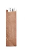 100% Recycled Natural Kraft Silverware Bags